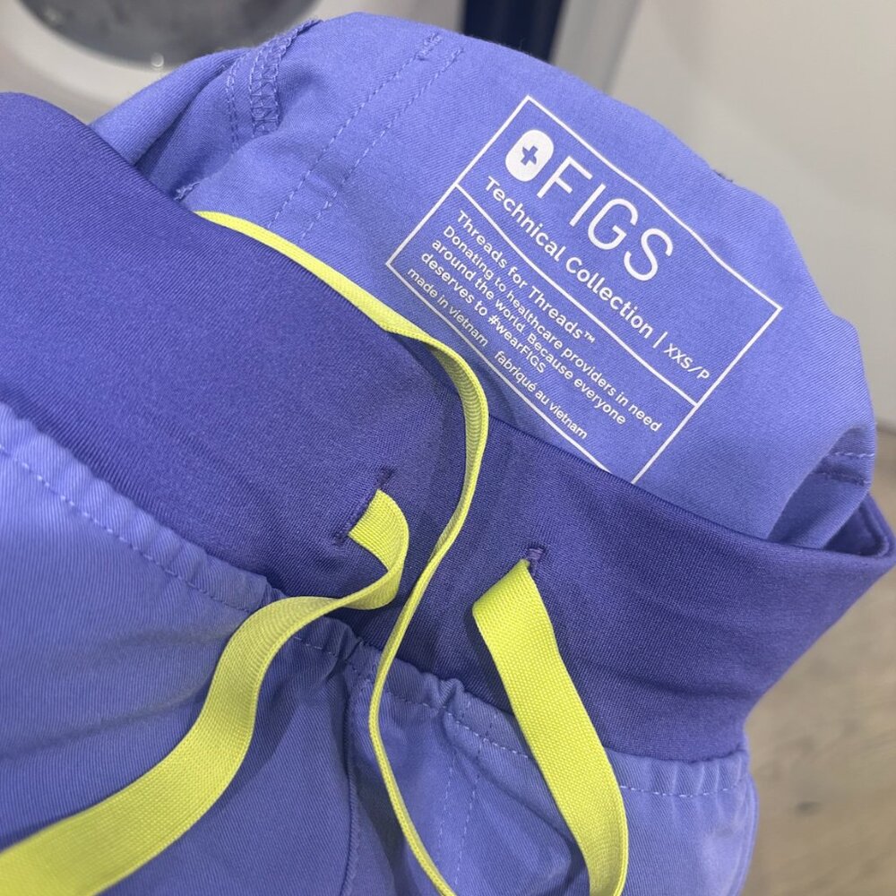 XXS/P Figs Blueberry Straight Leg Scrub Pants